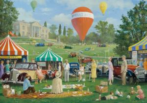 Gala Day Hot Air Balloon Jigsaw Puzzle By Pierre Belvedere