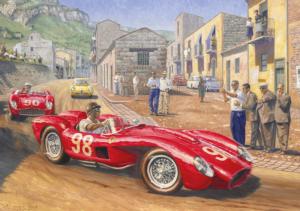Reds Take The Lead Vehicles Jigsaw Puzzle By Pierre Belvedere