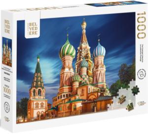 St. Basil's Cathedral Russia Jigsaw Puzzle By Pierre Belvedere