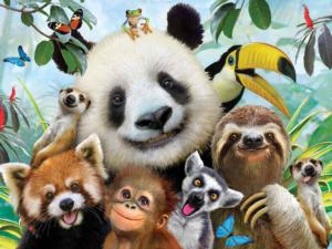 Zoo Selfie Animals Lenticular Puzzle By Prime 3d Ltd
