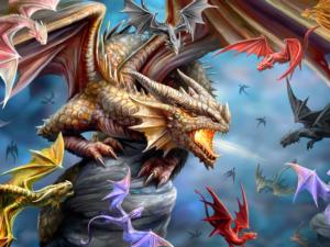 Dragon Clan Fantasy 3D Puzzle By Prime 3d Ltd