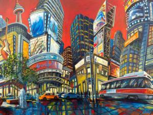Dundas Square, Toronto Canada Lenticular Puzzle By Prime 3d Ltd