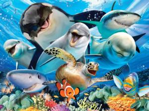 Underwater Selfie Animals Children's Puzzles By Prime 3d Ltd