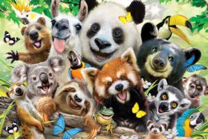 Bush Babies Selfie Animals Lenticular Puzzle By Prime 3d Ltd