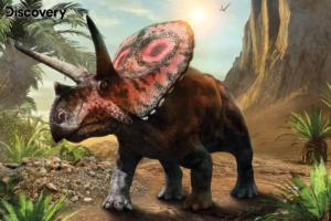 Torosaurus - Discovery Dinosaurs Lenticular Puzzle By Prime 3d Ltd