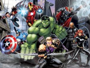 Avengers Marvel Books & Reading Lenticular Puzzle By Prime 3d Ltd