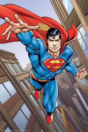 Superman DC Comics Books & Reading Lenticular Puzzle By Prime 3d Ltd