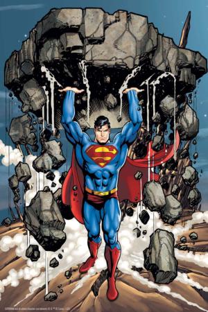 Superman Super Strength DC Comics Books & Reading Lenticular Puzzle By Prime 3d Ltd