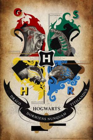 4 Houses Harry Potter