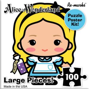 Alice In Wonderland Movies / Books / TV Children's Puzzles By Re-marks
