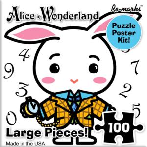 White Rabbit Puzzle Cube Movies & TV Children's Puzzles By Re-marks