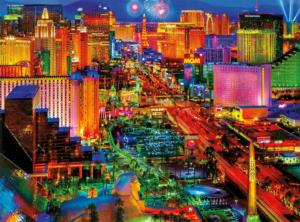 Viva Las Vegas Night Jigsaw Puzzle By Buffalo Games
