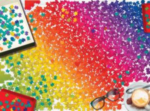 Puzzle Rainbow Abstract Jigsaw Puzzle By Buffalo Games