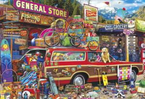 Family Vacation General Store Jigsaw Puzzle By Buffalo Games