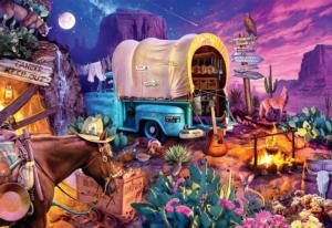 Wild West Camp Nature Jigsaw Puzzle By Buffalo Games