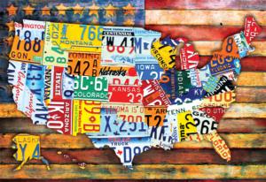 Road Trip USA Fourth of July Jigsaw Puzzle By Buffalo Games