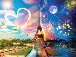 Paris Love - Scratch and Dent Paris & France Jigsaw Puzzle By Buffalo Games