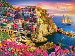 La Bella Vita Seascape / Coastal Living Jigsaw Puzzle By Buffalo Games