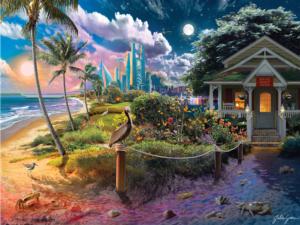 Beach Cabin Cabin & Cottage Jigsaw Puzzle By Buffalo Games