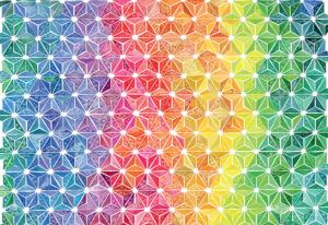 Geometric Rainbow & Gradient Jigsaw Puzzle By Buffalo Games