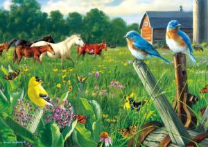 Country Meadow Summer Large Piece By Buffalo Games