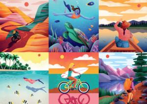 Wanderlust Collage Jigsaw Puzzle By Buffalo Games