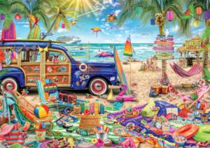 Beach Vacation Beach & Ocean Jigsaw Puzzle By Buffalo Games