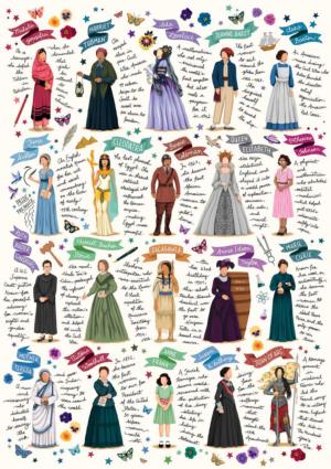 Influential Women Quotes & Inspirational Large Piece By Buffalo Games
