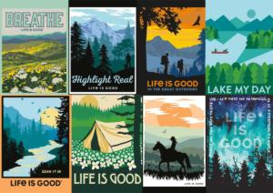 The Outdoors Poster Series Collage Large Piece By Buffalo Games
