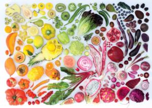 Eat the Rainbow Fruit & Vegetable Large Piece By Buffalo Games