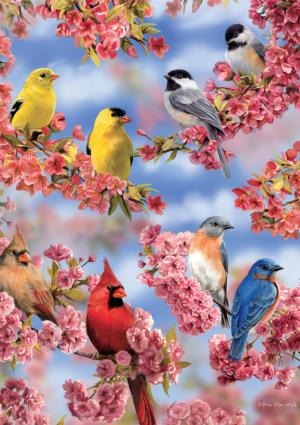 Blossoms and Birds Flower & Garden Jigsaw Puzzle By Buffalo Games
