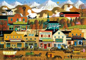 Pete's Gambling Hall Americana & Folk Art Large Piece By Buffalo Games