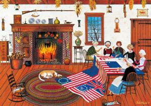 The Quiltmakers Americana Large Piece By Buffalo Games