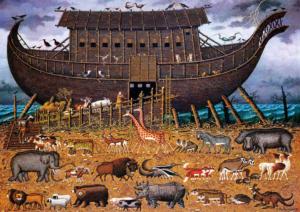 Noah and Friends Boat Large Piece By Buffalo Games