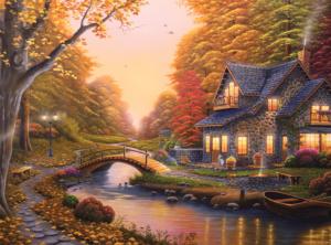 A Quiet Refuge Cabin & Cottage Jigsaw Puzzle By Buffalo Games