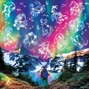 Zodiac Mountain Rainbow & Gradient Jigsaw Puzzle By Buffalo Games