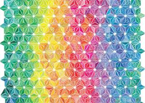 Geometric Rainbow & Gradient Jigsaw Puzzle By Buffalo Games