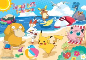 Beach Pokemon - Scratch and Dent Pokemon Jigsaw Puzzle By Buffalo Games