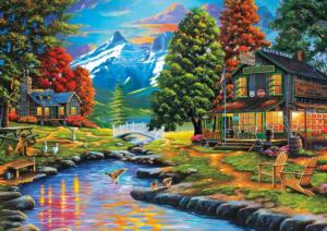 Dewie Hollow Cottage / Cabin Jigsaw Puzzle By Buffalo Games