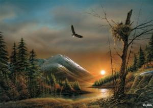 Flying Free Mountain Jigsaw Puzzle By Buffalo Games