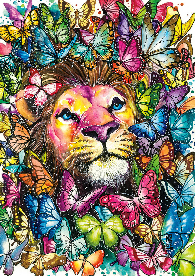 Pride of Color Big Cats Jigsaw Puzzle By Buffalo Games