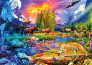 The Wild North Lakes / Rivers / Streams Jigsaw Puzzle By Buffalo Games