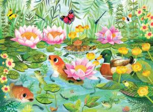 Life at the Pond Lakes / Rivers / Streams Children's Puzzles By Buffalo Games