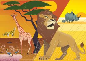 Kids Safari Big Cats Children's Puzzles By Buffalo Games