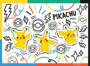 Doodle Pikachu Pop Culture Cartoon Jigsaw Puzzle By Buffalo Games