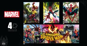 4 X 1 Multipack - Marvel Super-heroes Multi-Pack By Buffalo Games