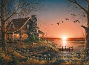 Comforts of Home Cabin & Cottage Jigsaw Puzzle By Buffalo Games