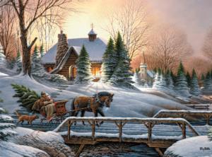 Heading Home Cabin & Cottage Jigsaw Puzzle By Buffalo Games