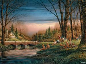 Spring Fishing Lakes & Rivers Jigsaw Puzzle By Buffalo Games