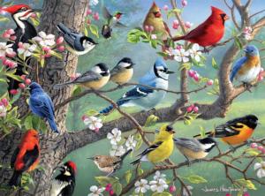 Birds in an Orchard Birds Jigsaw Puzzle By Buffalo Games